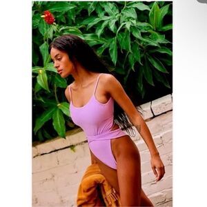 NWOT Free People Mare Perpetua The Essential One-Piece Wrap Swimsuit